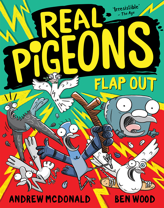 real pigeons flap out by andrew mcdonald and ben wood