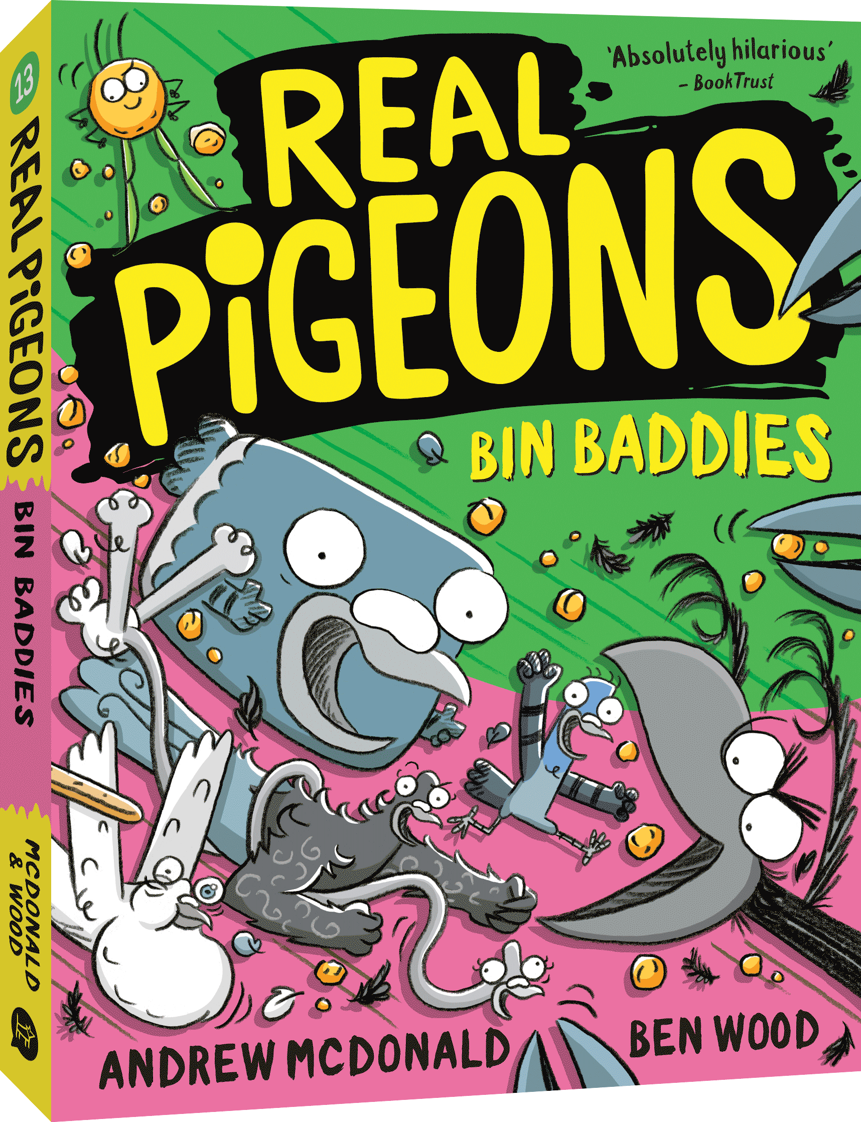 Real Pigeons Bin Baddies book 13 by Andrew McDonald and Ben Wood